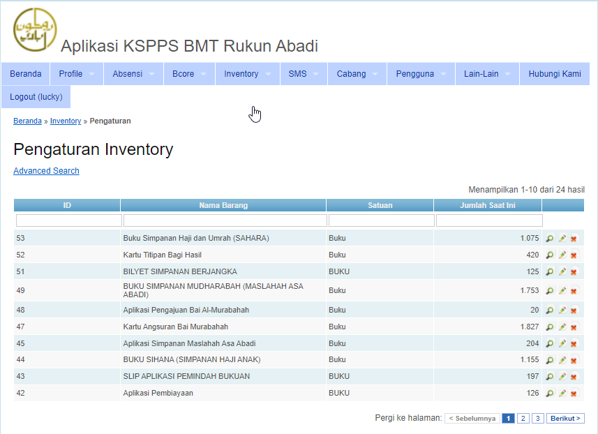 Software BMT Rukun Abadi