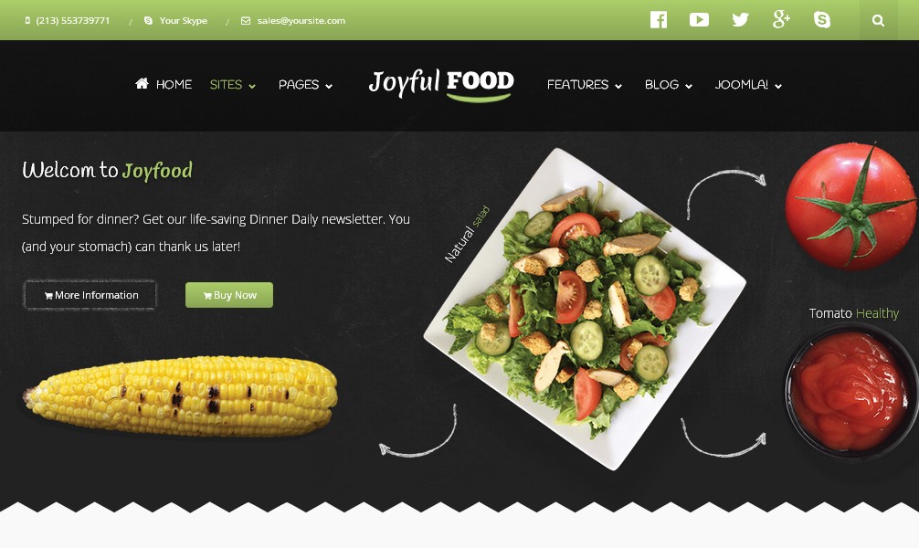 Joyful Food Template