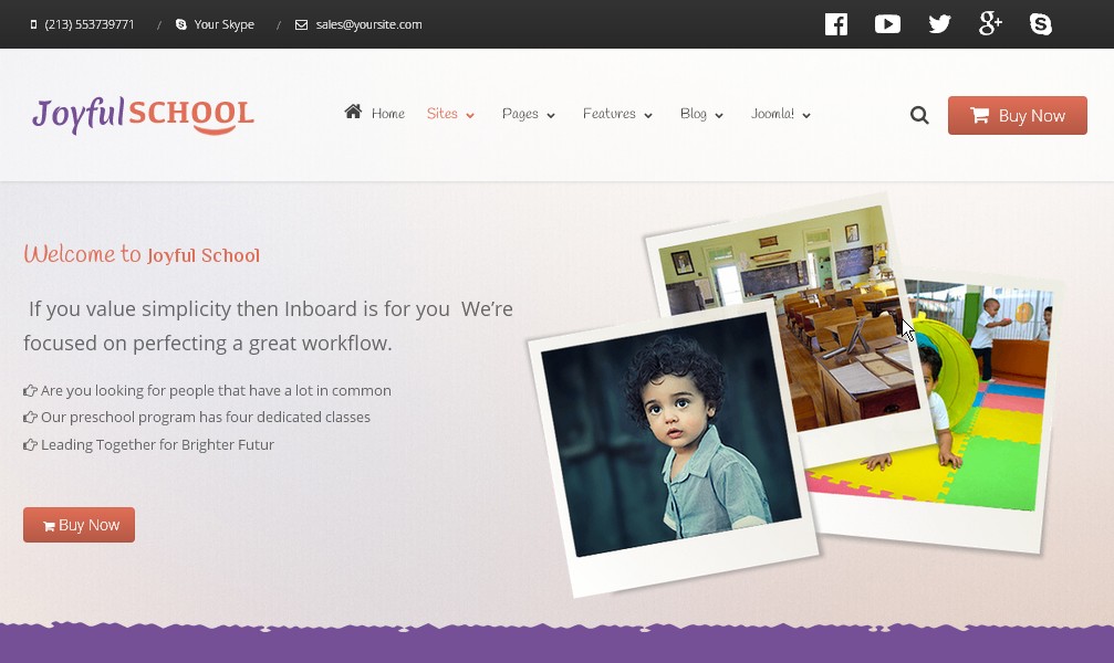 Joyful School Template