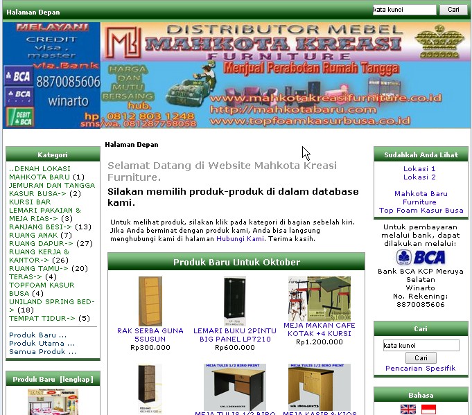 Mahkota Kreasi Furniture