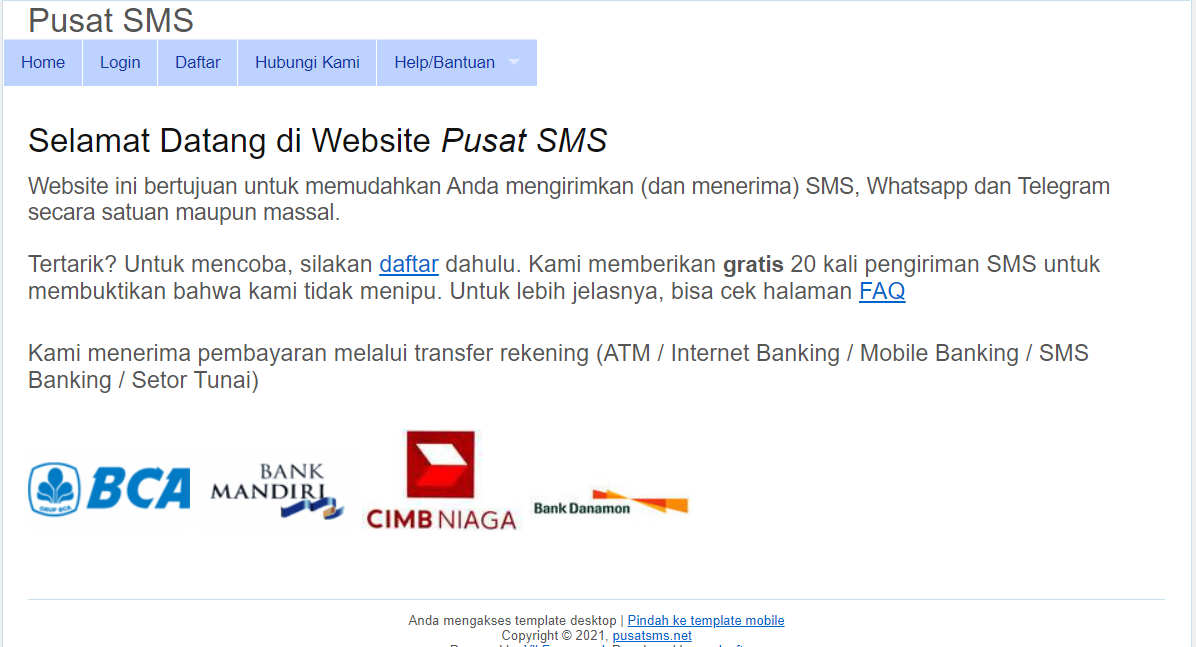 Pusat SMS